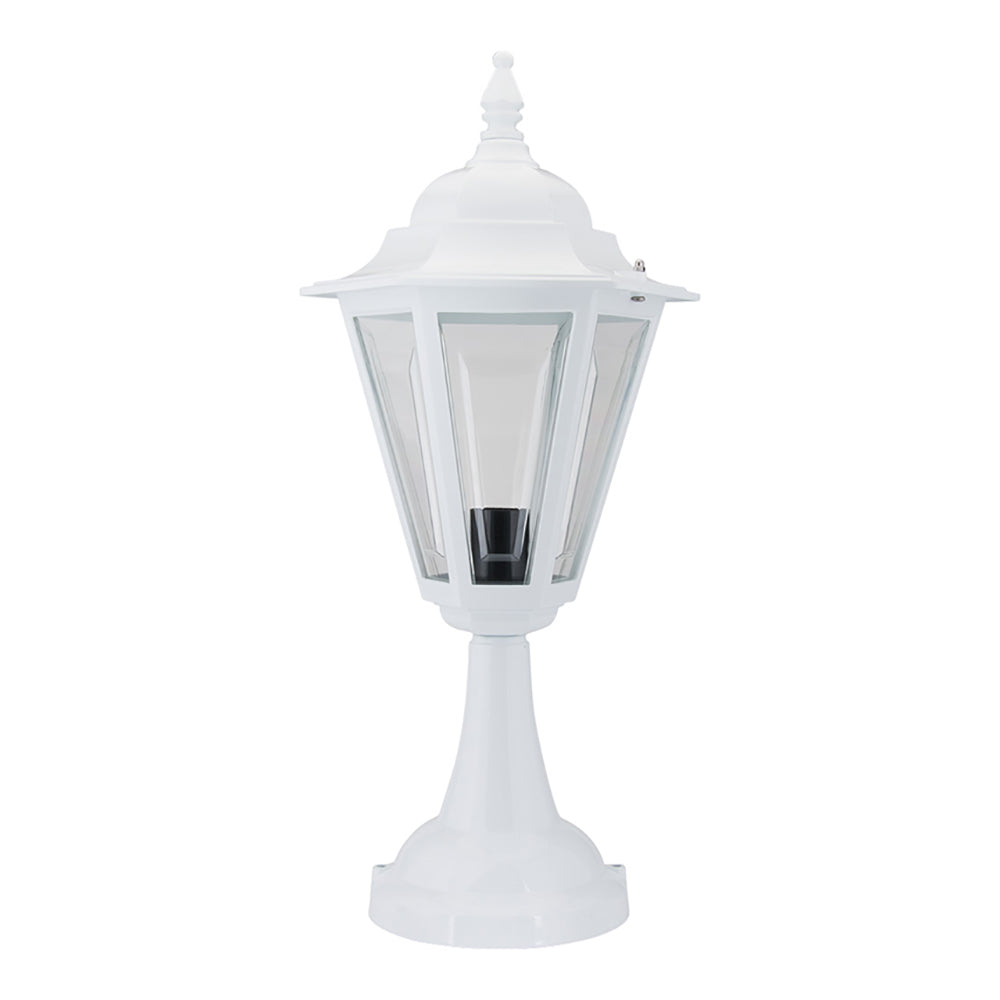 Buy Pillar & Pedestal Lights Australia Turin Pillar Light H565mm White Aluminium - 15499