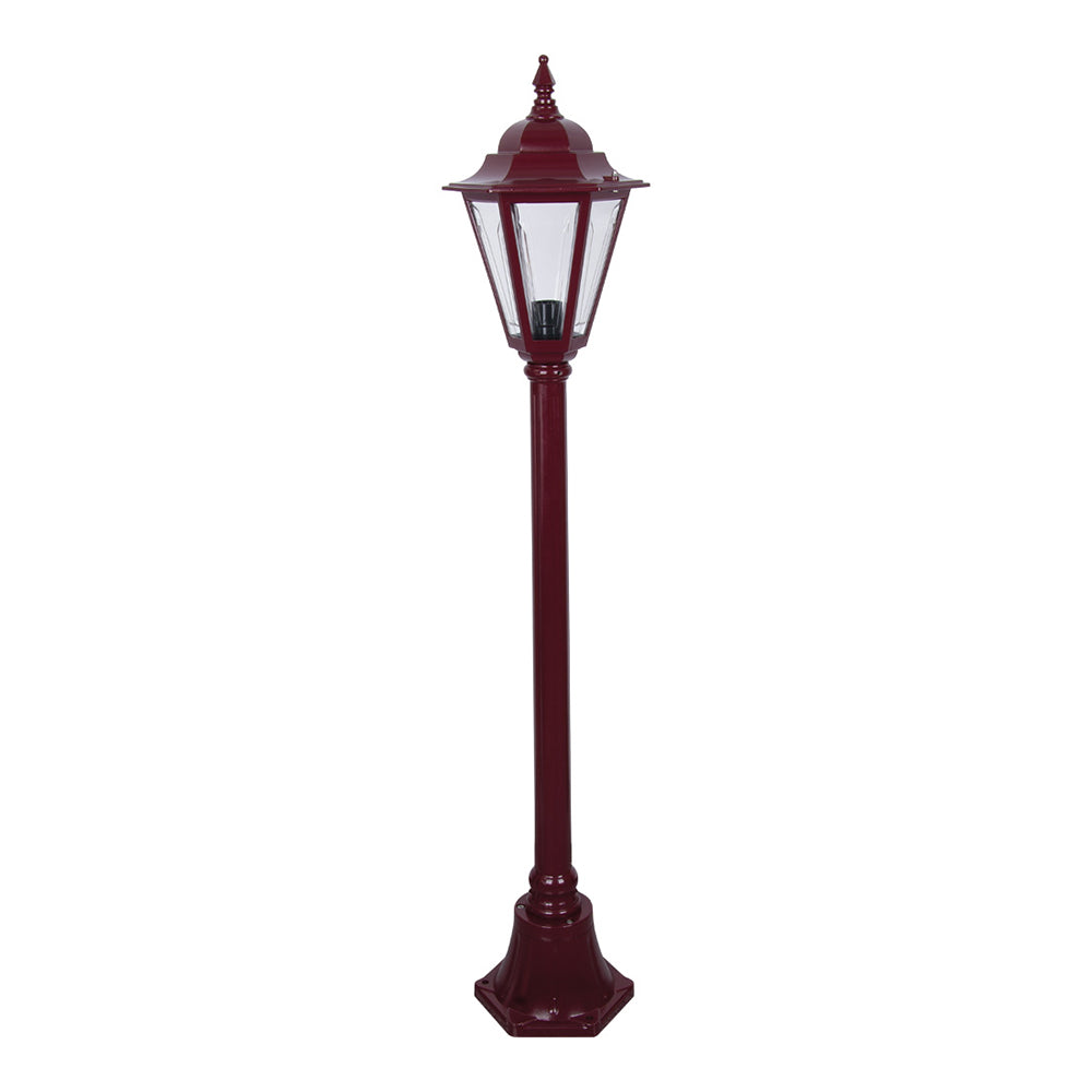 Turin Post Light H1320mm Burgundy Aluminium - 15436