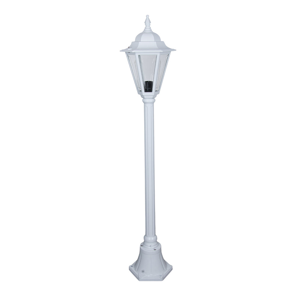 Turin Post Light H1320mm White Aluminium - 15439