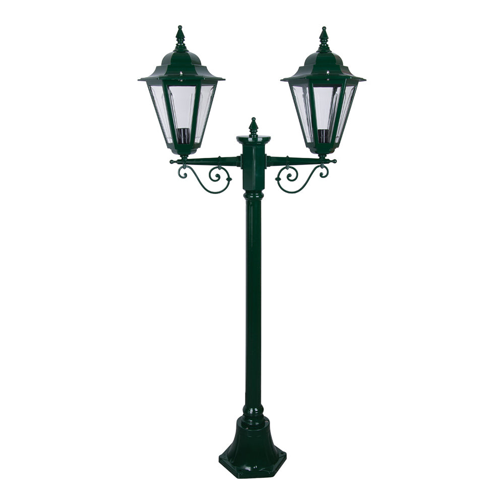 Buy Post Lights Australia Turin Post 2 Lights H1440mm Green Aluminium - 15443