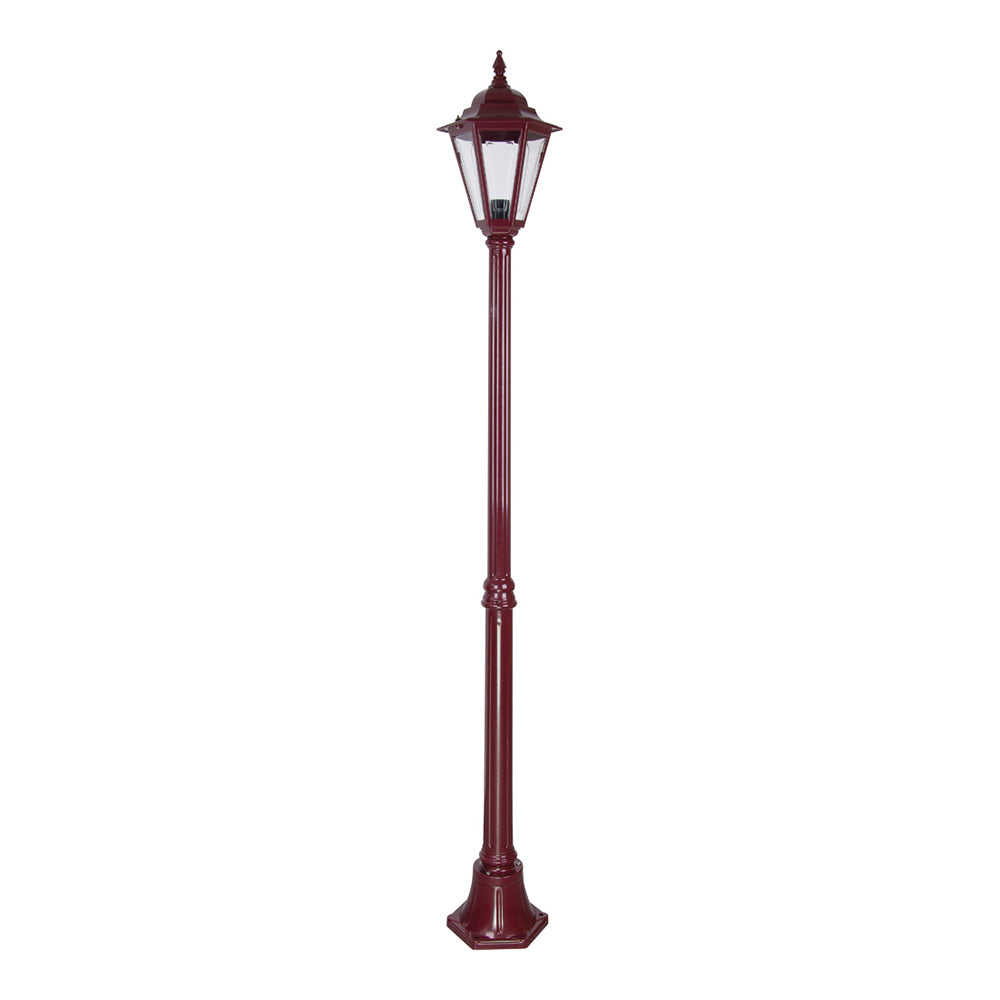 Turin Post Light H1970mm Burgundy Aluminium - 15448