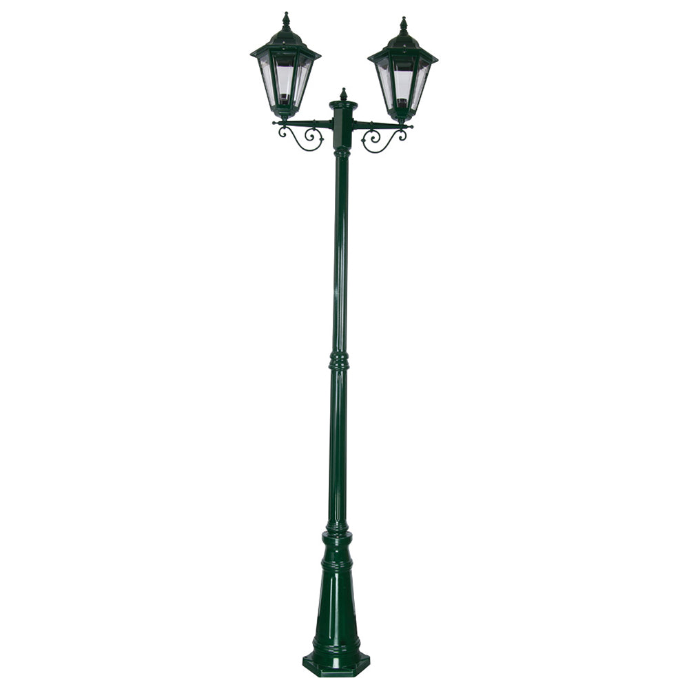 Buy Post Lights Australia Turin Post 2 Lights H2240mm Green Aluminium - 15467