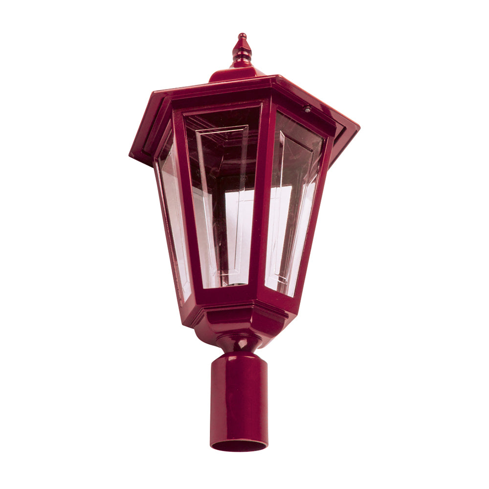 Buy Post Tops Australia Turin Post Top H575mm Burgundy Aluminium - 15508