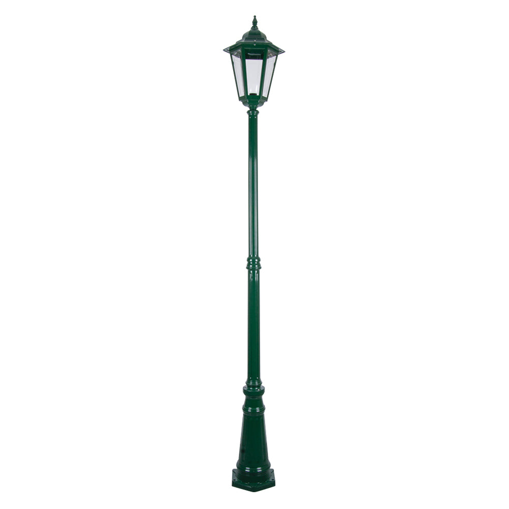 Buy Post Lights Australia Turin Post Light H2400mm Green Aluminium - 15515