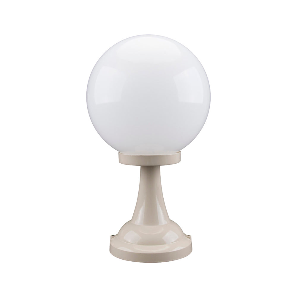 Buy Pillar & Pedestal Lights Australia Siena Large Pillar Light W250mm Beige Aluminium - 15524