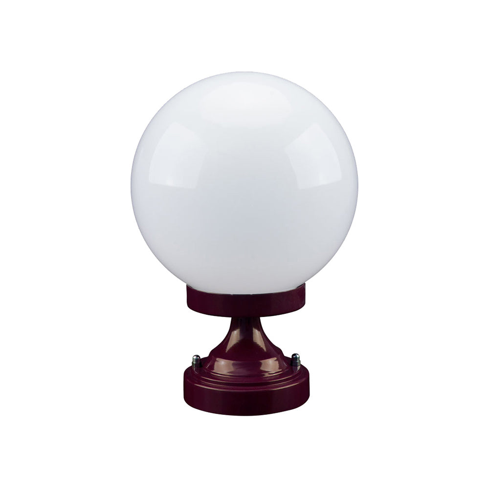 Buy Pillar & Pedestal Lights Australia Siena Small Pillar Light W200mm Burgundy Aluminium - 15538