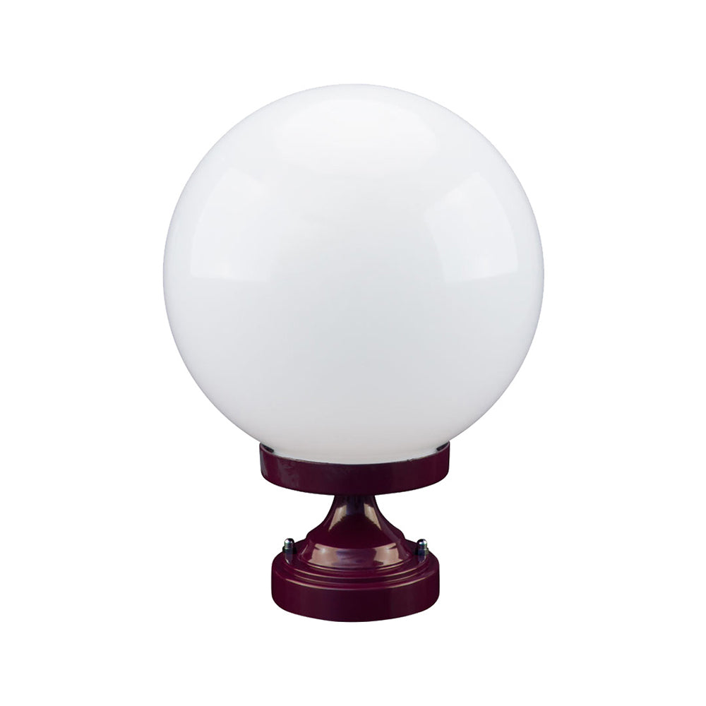 Buy Pillar & Pedestal Lights Australia Siena Small Pillar Light W250mm Burgundy Aluminium - 15544