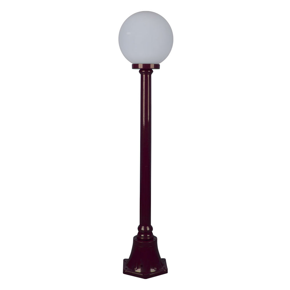 Buy Post Lights Australia Siena Post Light H1250mm W250mm Burgundy Aluminium - 15580