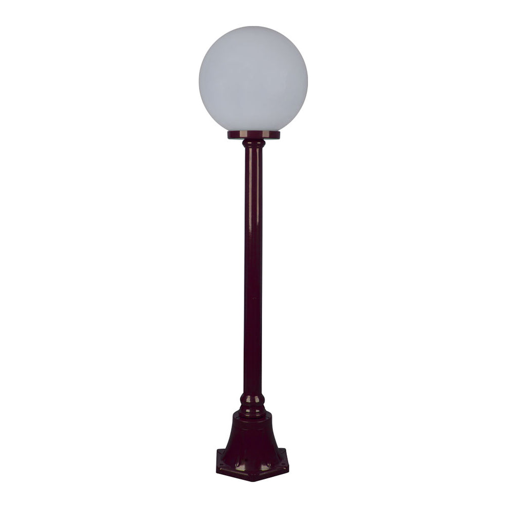 Buy Post Lights Australia Siena Post Light H1250mm W300mm Burgundy Aluminium - 15586