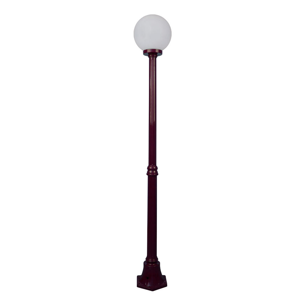 Buy Post Lights Australia Siena Post Light H1930mm W250mm Burgundy Aluminium - 15592