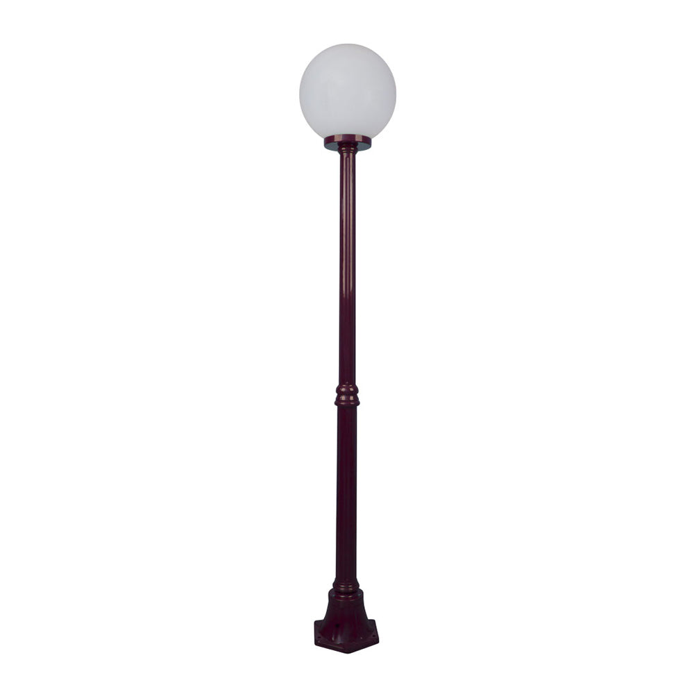 Buy Post Lights Australia Siena Post Light H1930mm W300mm Burgundy Aluminium - 15598