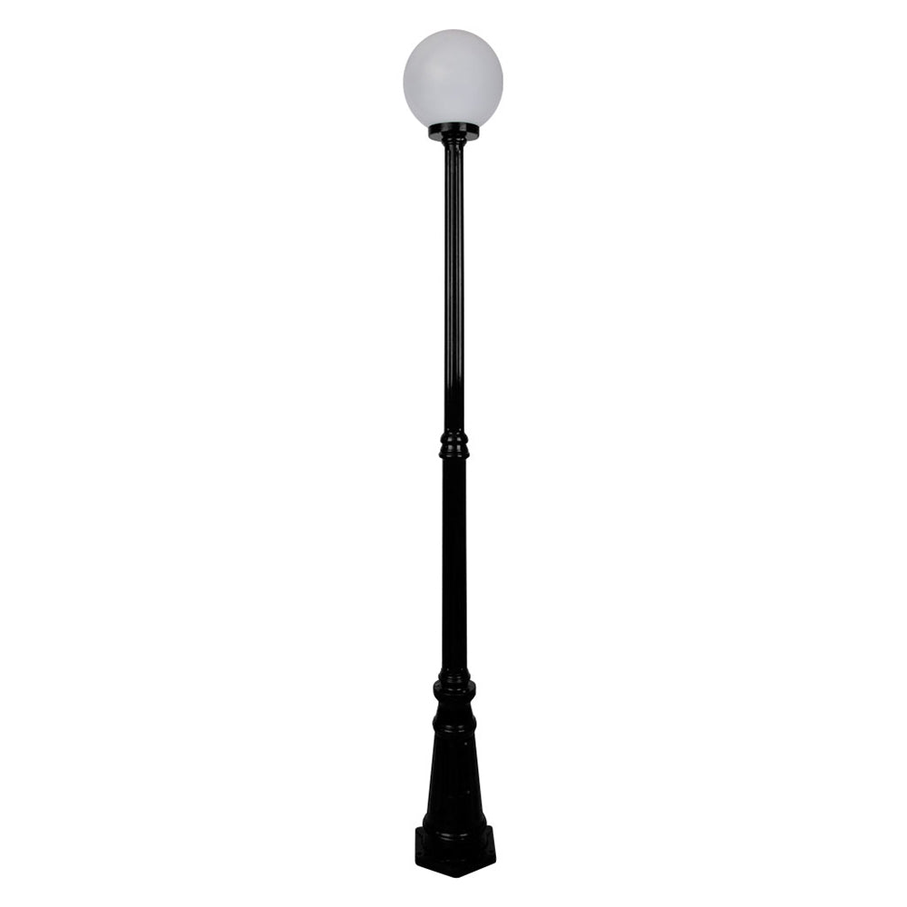 Buy Post Lights Australia Siena Post Light H2210mm W250mm Black Aluminium - 15603