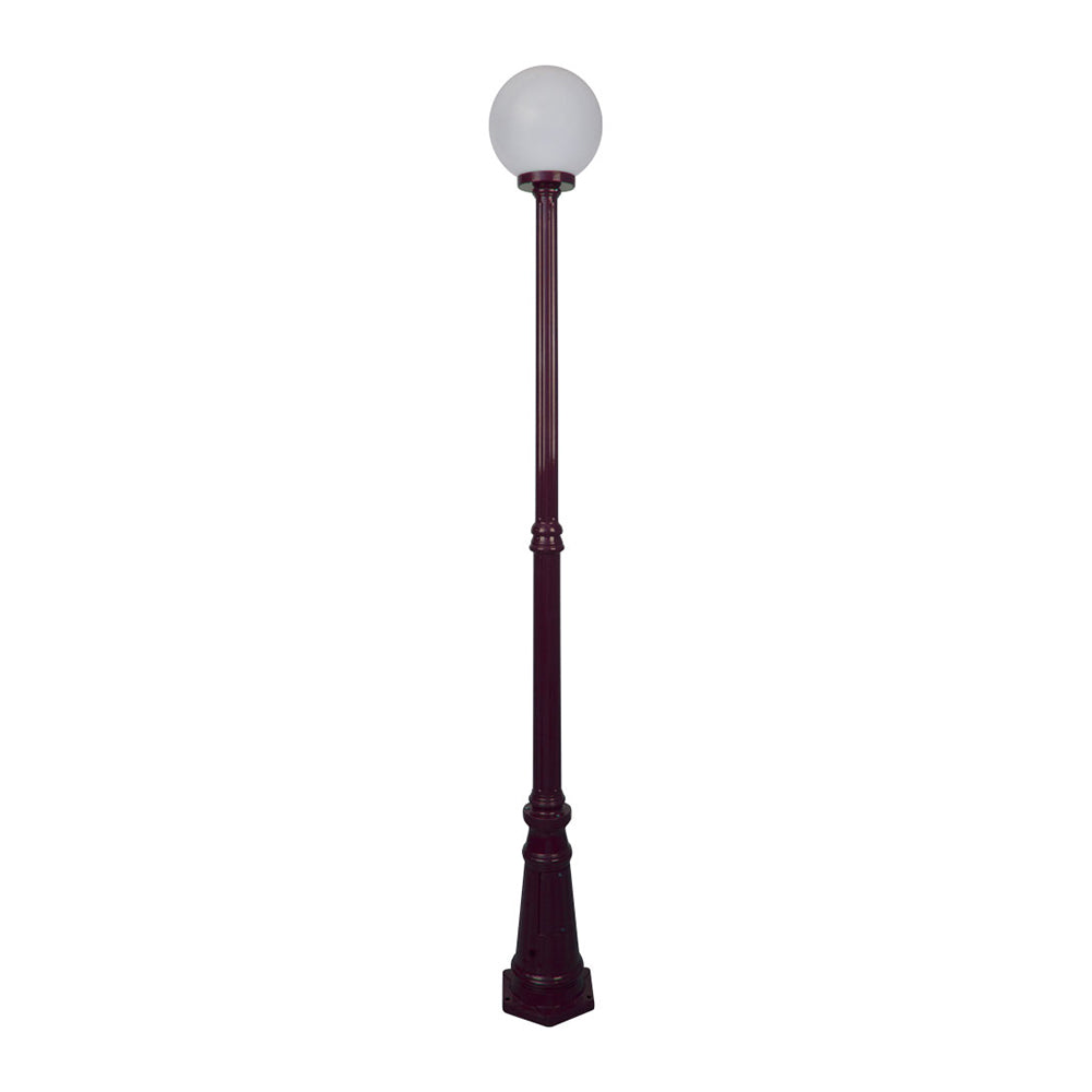 Buy Post Lights Australia Siena Post Light H2210mm W250mm Burgundy Aluminium - 15604