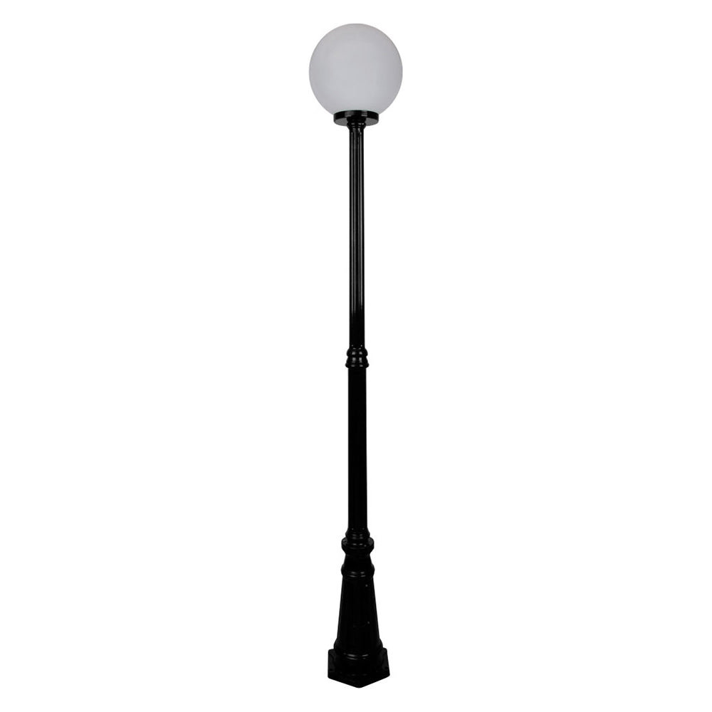 Buy Post Lights Australia Siena Post Light H2260mm W300mm Black Aluminium - 15609