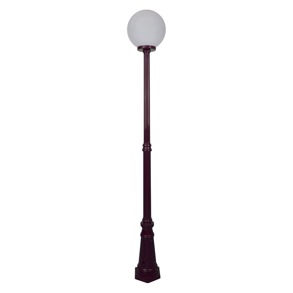 Buy Post Lights Australia Siena Post Light H2260mm W300mm Burgundy Aluminium - 15610