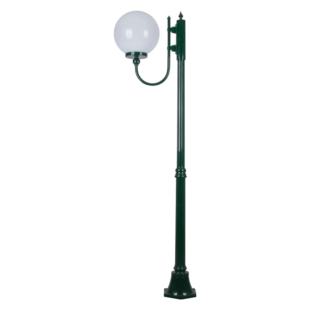 Buy Post Lights Australia Lisbon Post Light Up Bracket H1890mm W300mm Green Aluminium - 15707