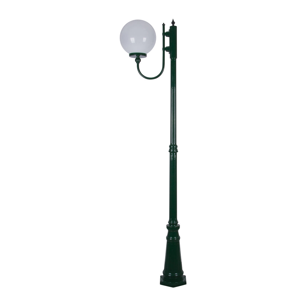 Buy Post Lights Australia Lisbon Post Light Up Bracket H2250mm W300mm Green Aluminium - 15731