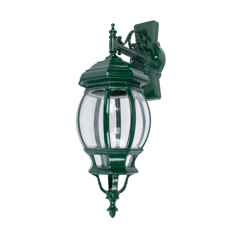 Vienna Wall Sconce Down Bracket H625mm Green Aluminium - 15995