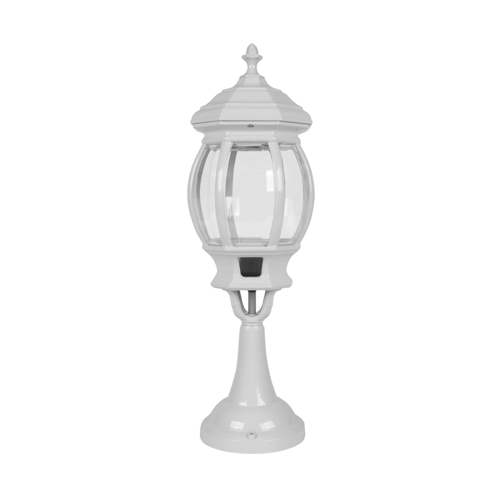 Buy Pillar & Pedestal Lights Australia Vienna Pillar & Pedestal Light H630mm White Aluminium - 16003