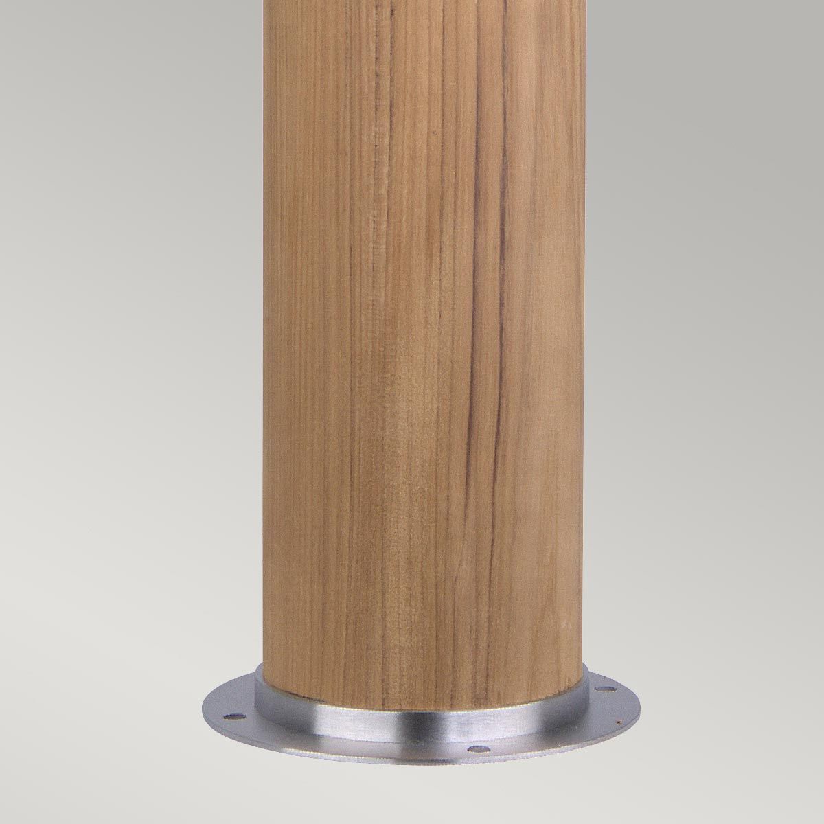 Poole Light Bollard Teak and Stainless Steel - GZ-POOLE-B