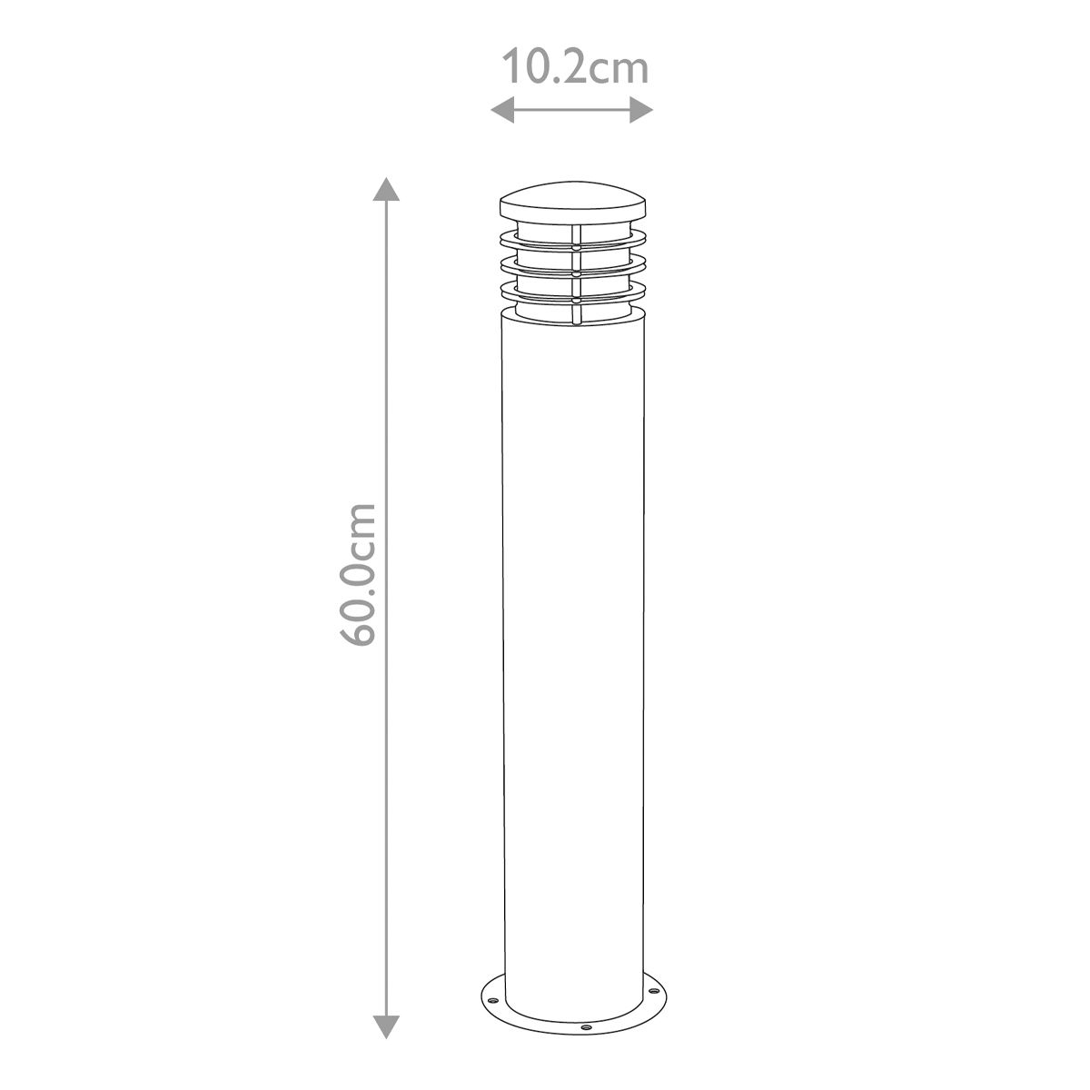 Sandbanks Light Bollard Stainless Steel - GZ-SANDBANKS-B