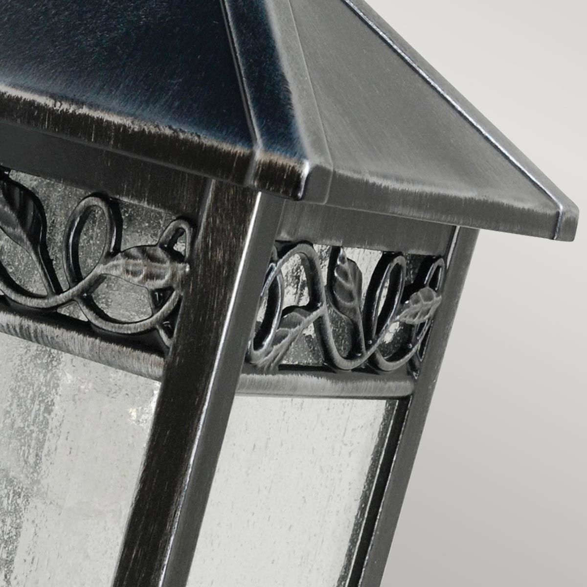 Winchcombe Light Wall Lantern Black & Silver - GZH-WC2