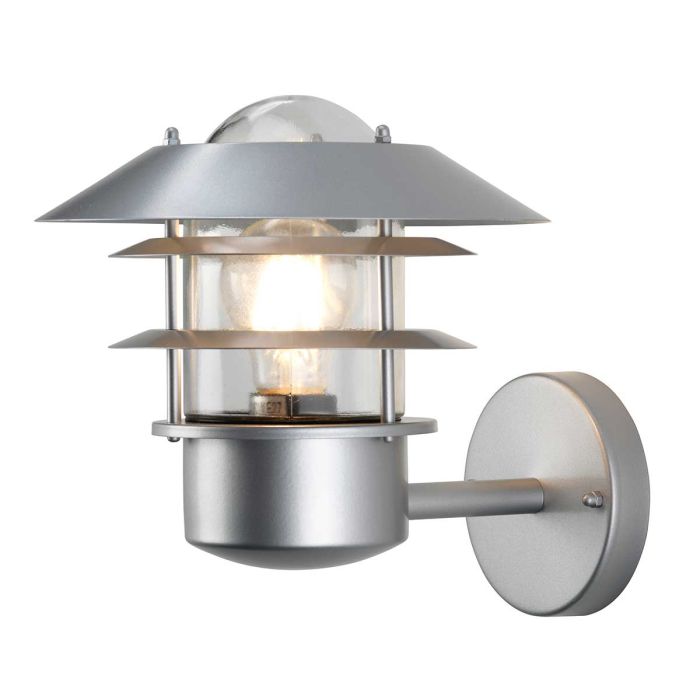 Helsingor Light Wall Lantern Silver - HELSINGOR