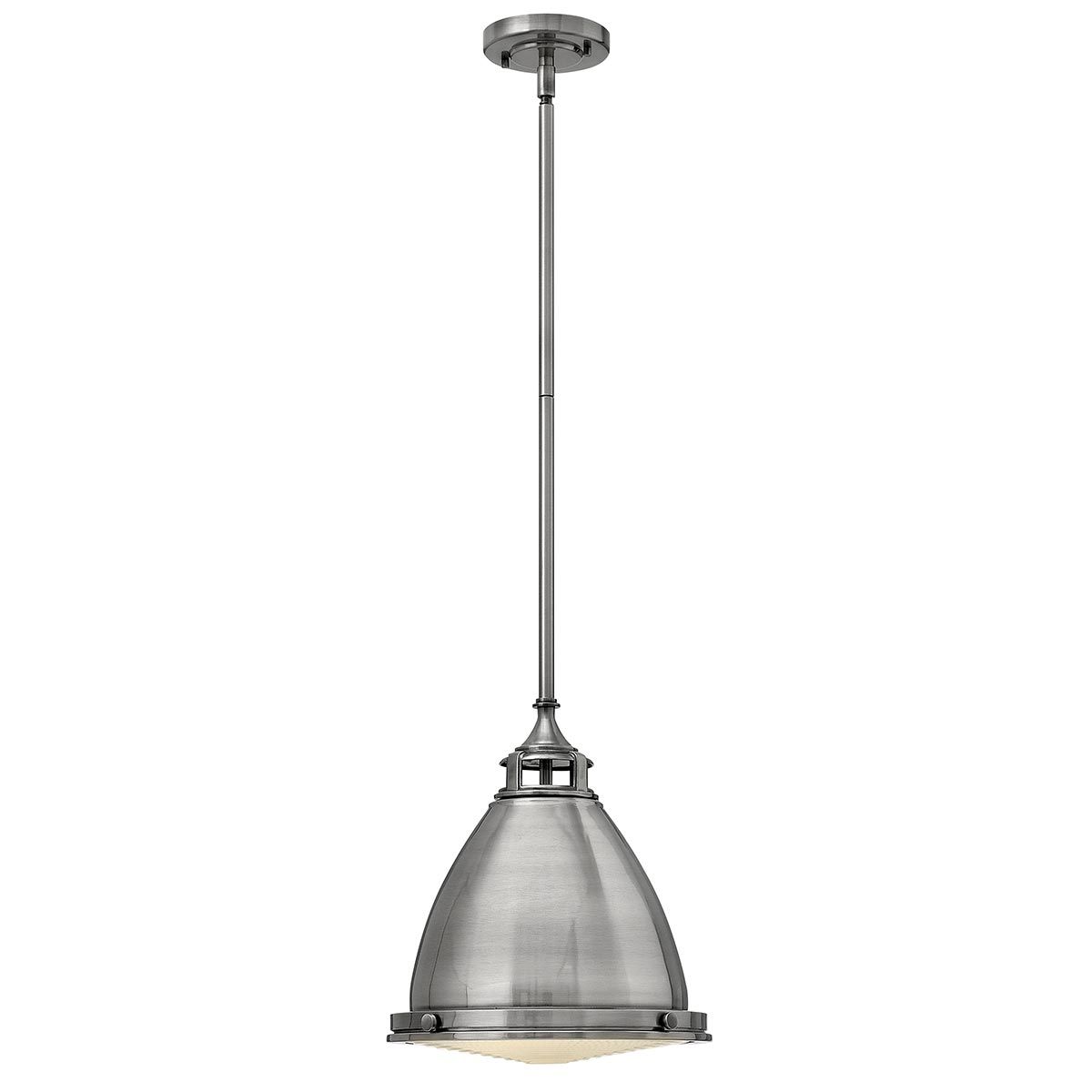 Amelia 1 Light Medium Polished Antique Nickel - HK-AMELIA-P-M-PL