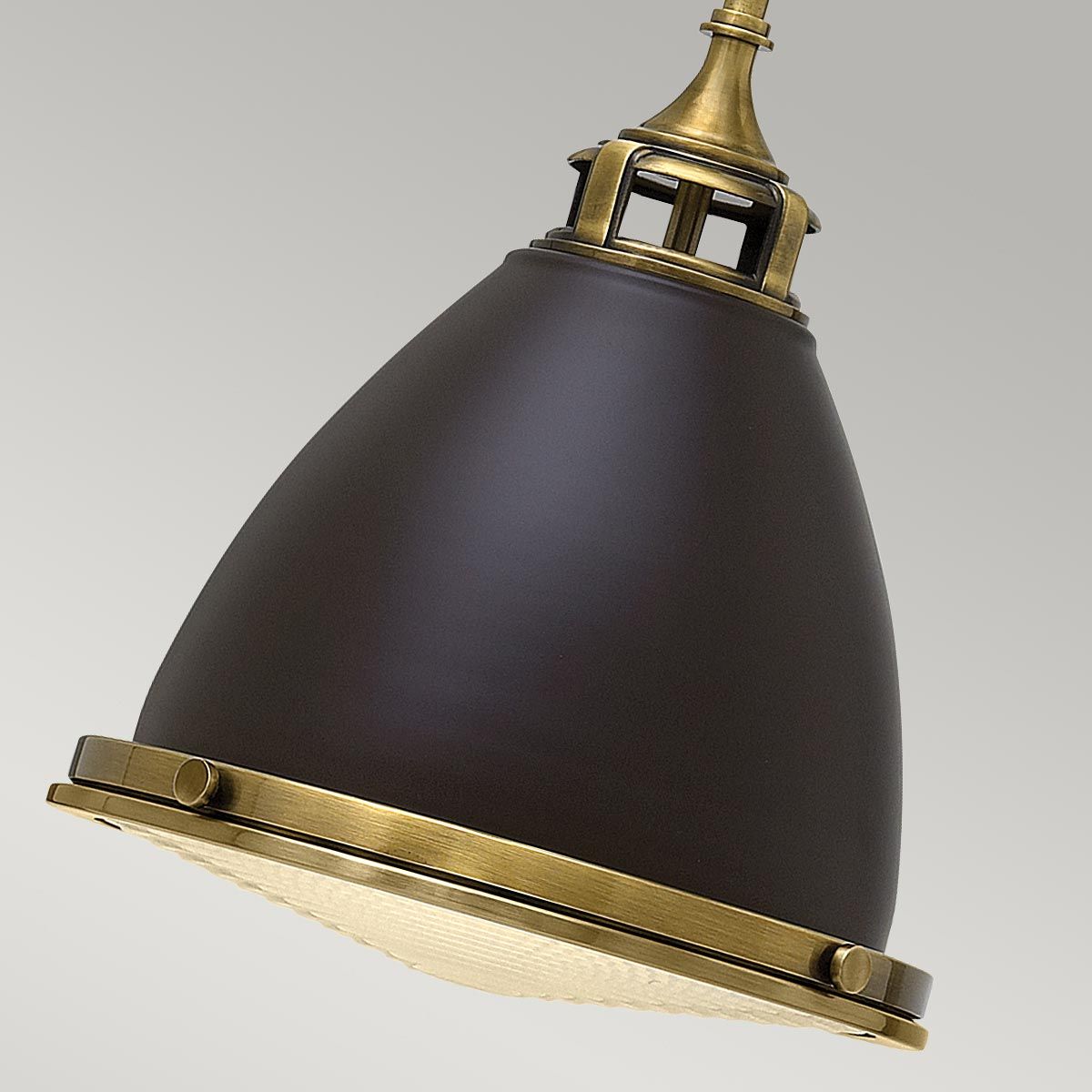 Amelia 1 Light Medium Pendant Buckeye Bronze & Restoration Bronze - HK-AMELIA-P-M-RB