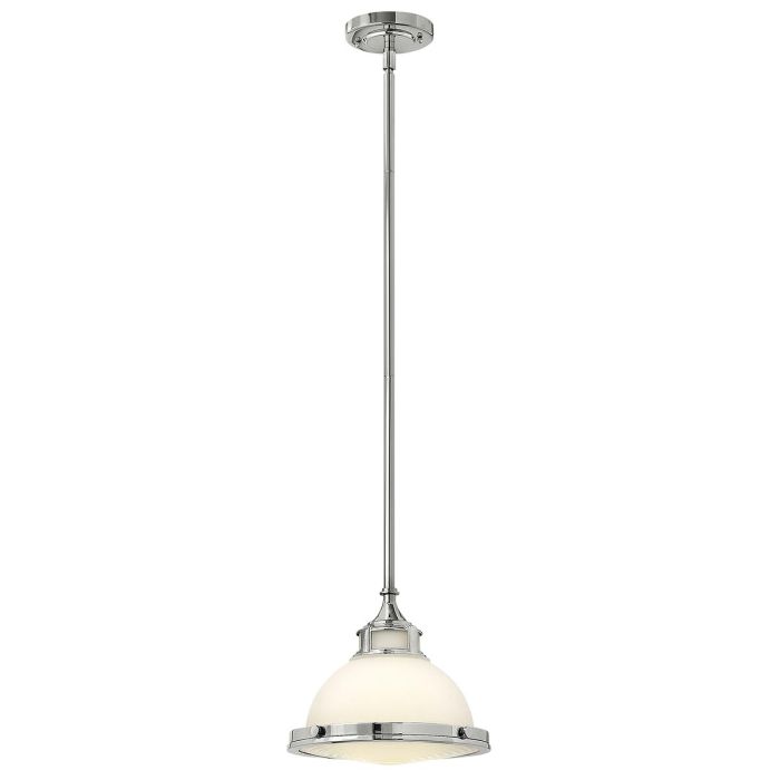 Amelia 1 Light Mini Pendant Chrome - HK-AMELIA-P-S-CM