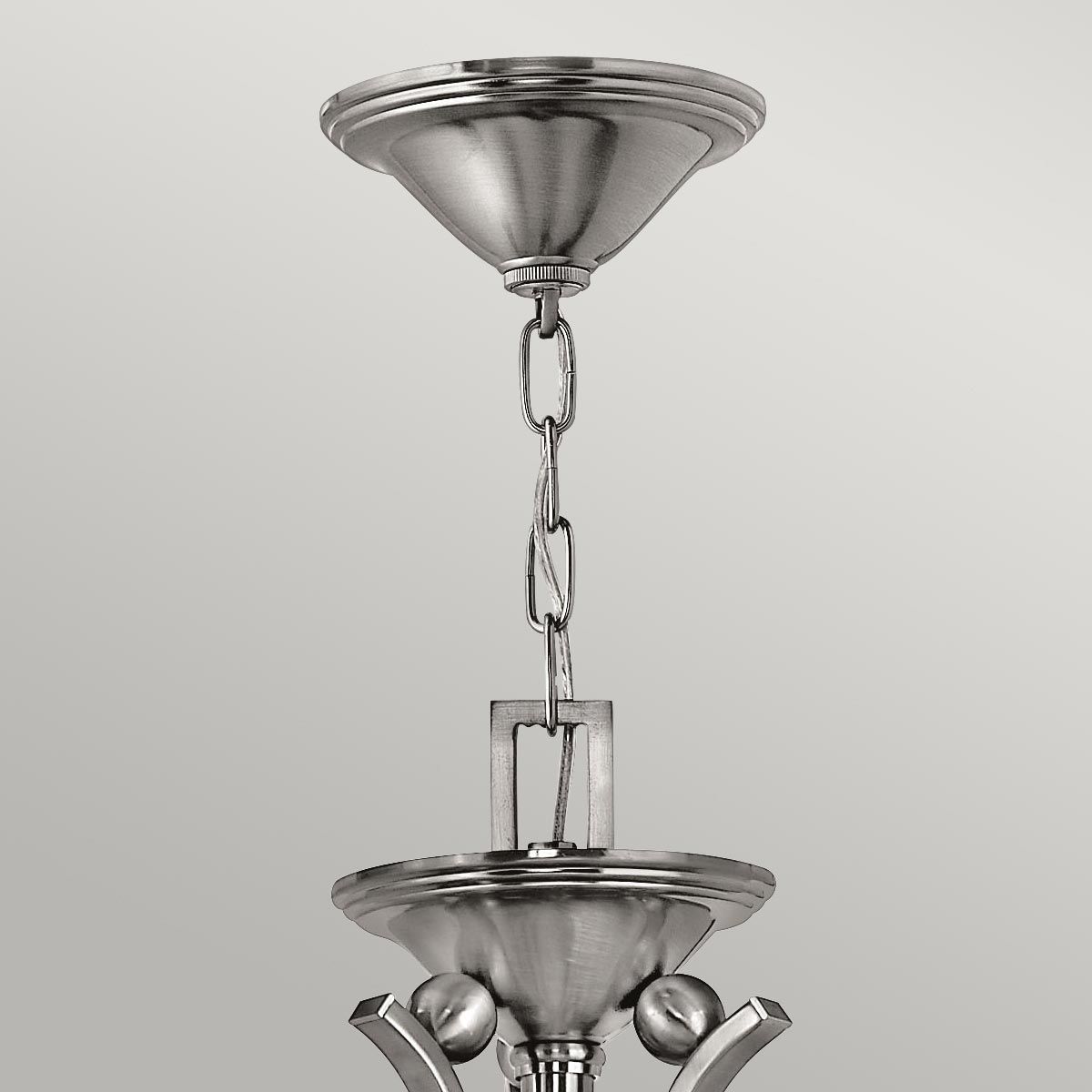 Bolla 5 Light Chandelier Brushed Nickel - HK-BOLLA5