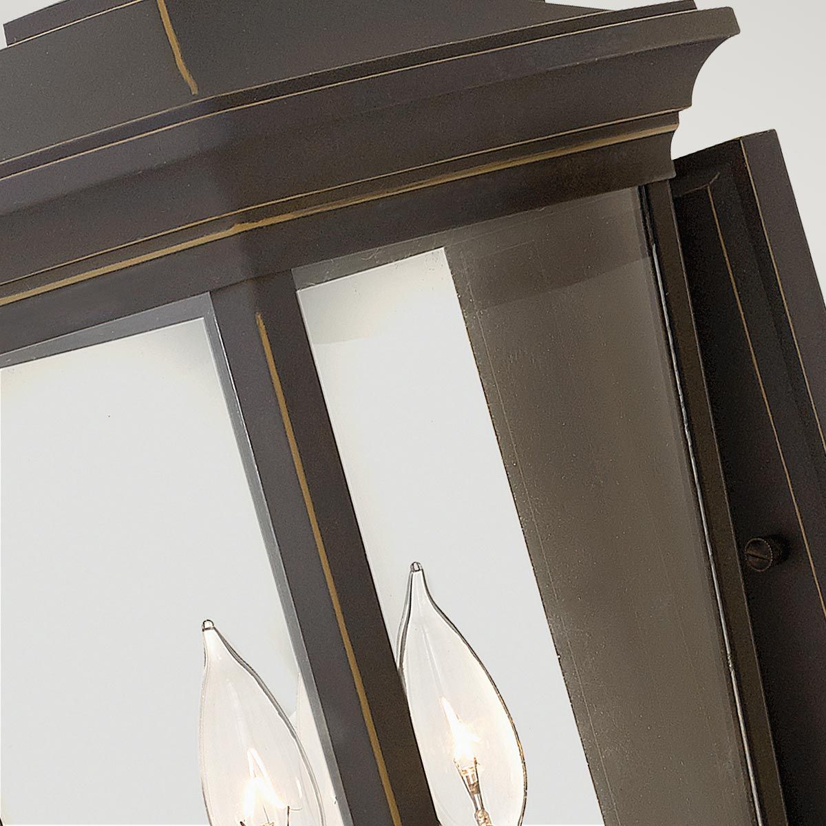 Bromley 3 Light Large Wall Lantern Oil Rubbed Bronze - HK-BROMLEY2-L