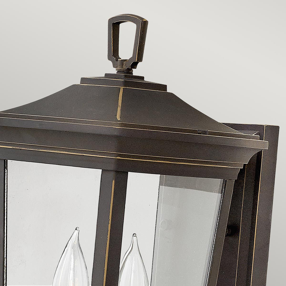 Bromley 2 Light Medium Wall Lantern Oil Rubbed Bronze - HK-BROMLEY2-M