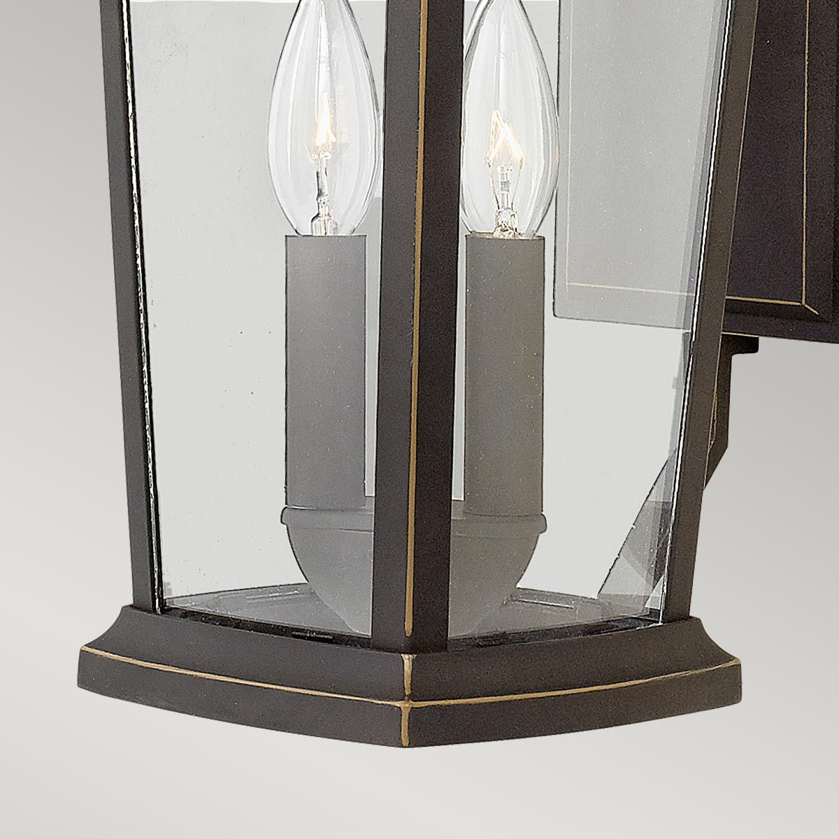 Bromley 2 Light Medium Wall Lantern Oil Rubbed Bronze - HK-BROMLEY2-M