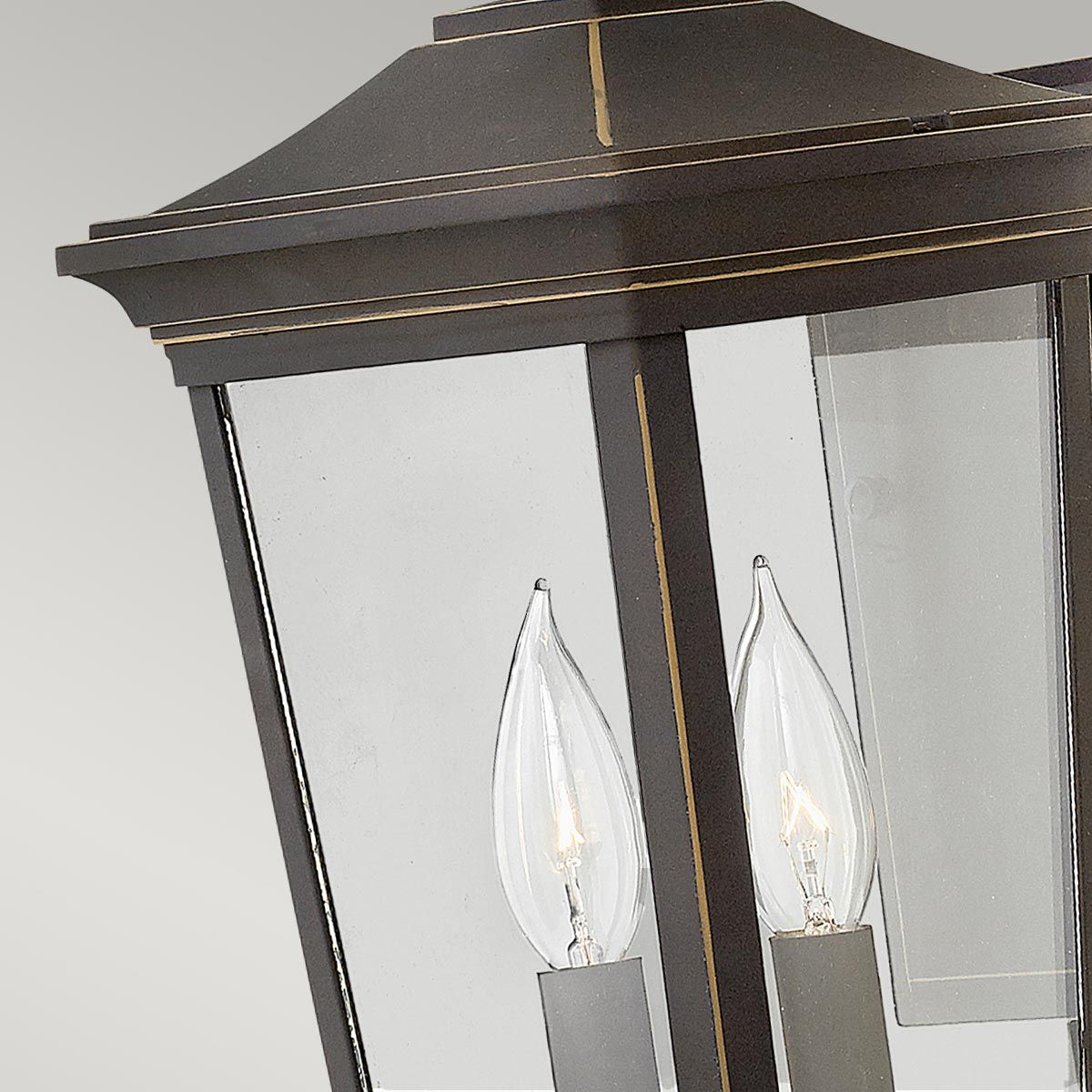 Bromley 2 Light Medium Wall Lantern Oil Rubbed Bronze - HK-BROMLEY2-M