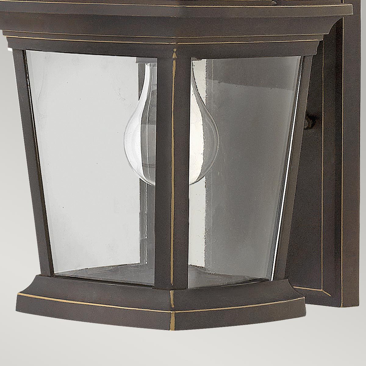 Bromley Light Small Wall Lantern Oil Rubbed Bronze - HK-BROMLEY2-S