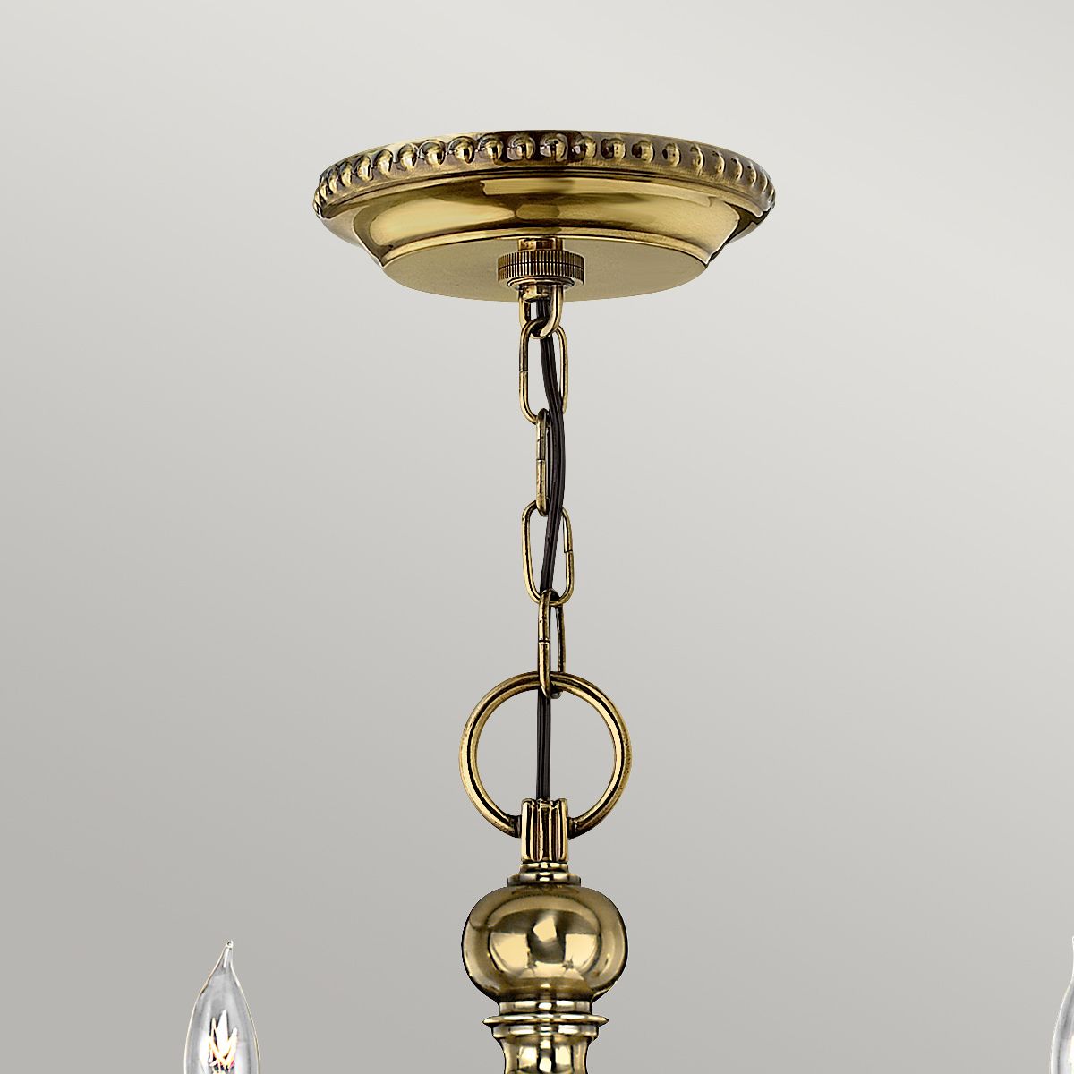 Cambridge 6 Light Chandelier Burnished Brass - HK-CAMBRIDGE6