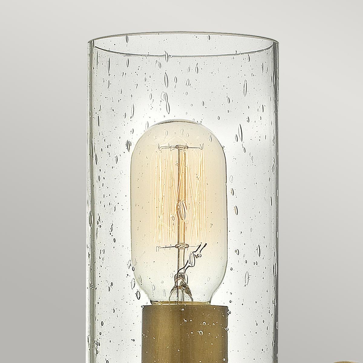 Collier 1 Light Wall Light Heritage Brass - HK-COLLIER1