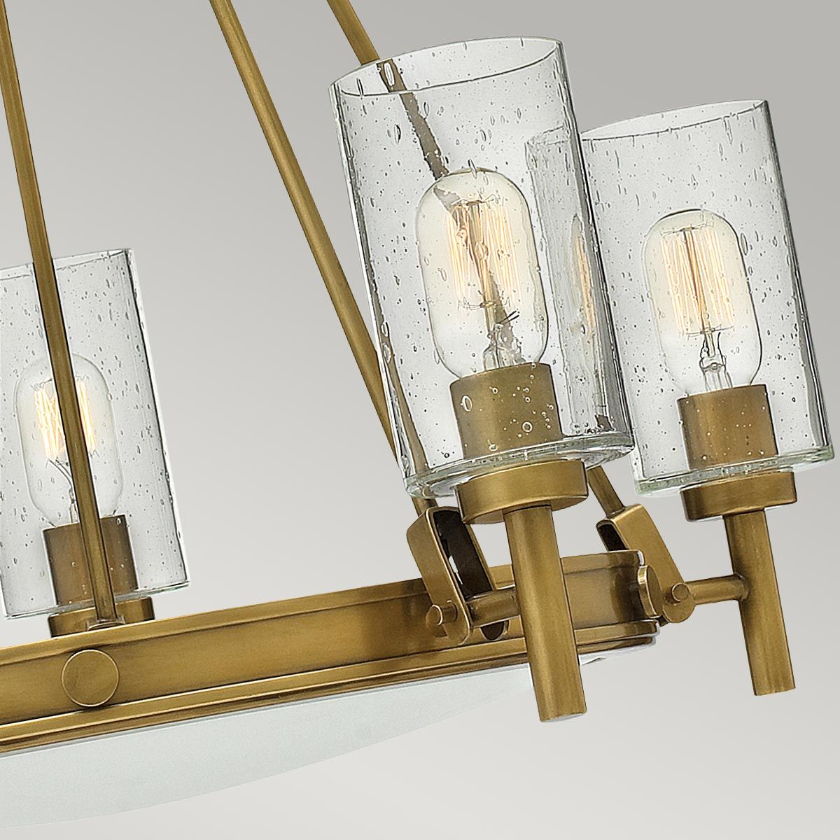 Collier 5 Light Chandelier Heritage Brass - HK-COLLIER5