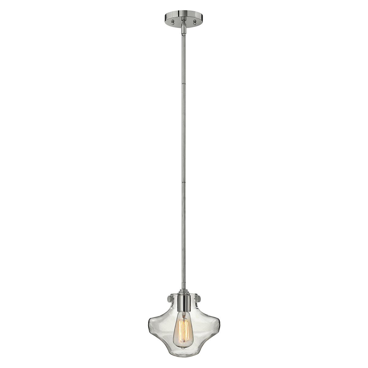 Congress 1 Light Pendant Chrome - HK-CONGRESS-P-B-CM