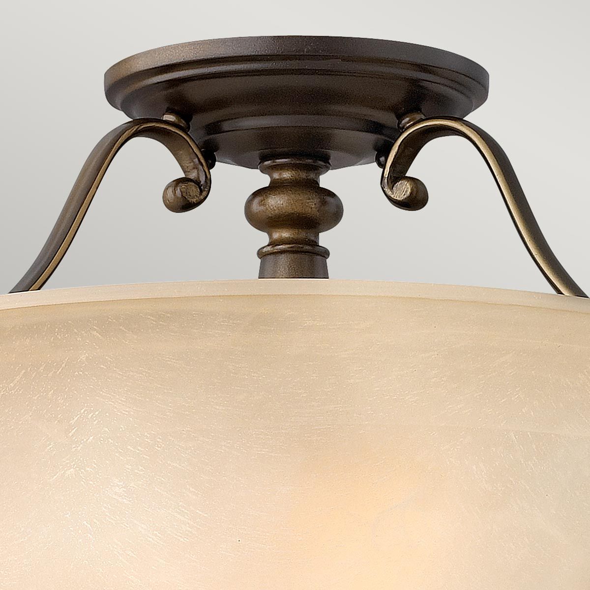 Dunhill 2 Light Semi Flush Mount Light Royal Bronze - HK-DUNHILL-SF