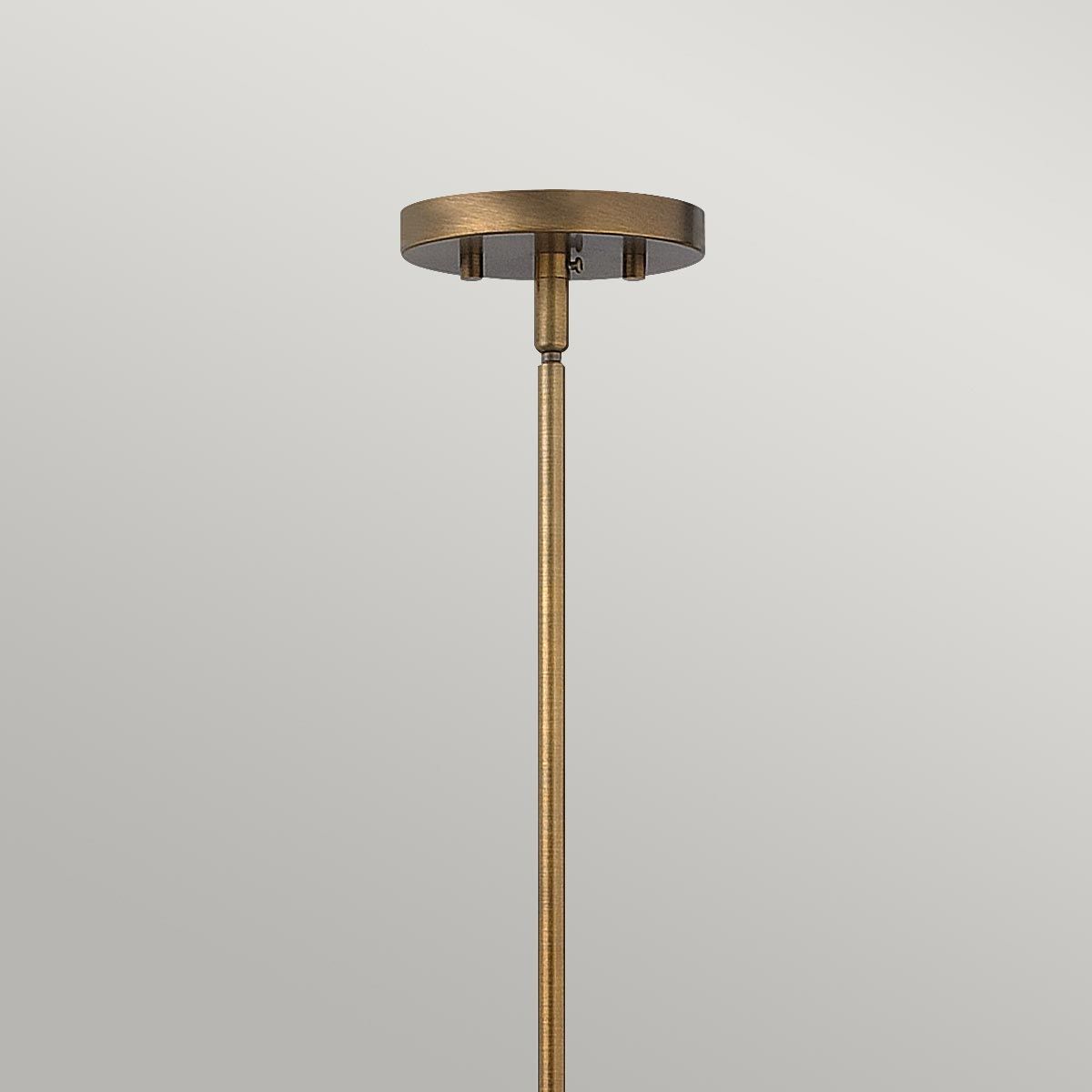 Fulton 1 Light Pendant Bronze & Brass - HK-FULTON-P