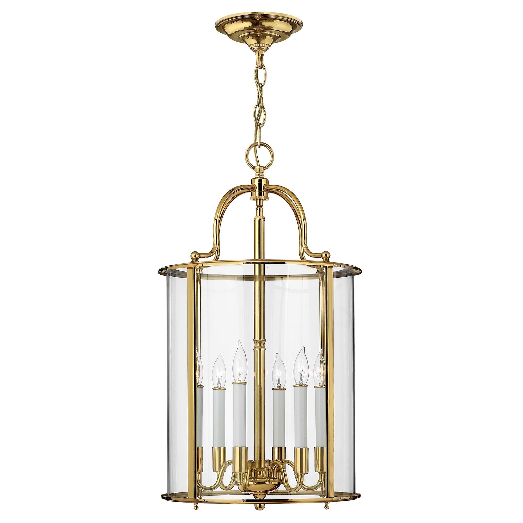 Gentry 6 Light Large Pendant Polished Brass - HK-GENTRY-P-L-PB