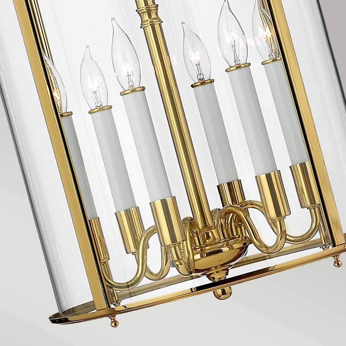 Gentry 6 Light Large Pendant Polished Brass - HK-GENTRY-P-L-PB