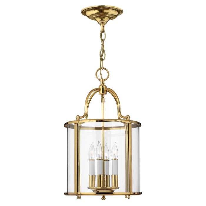 Gentry 4 Light Medium Pendant Polished Brass - HK-GENTRY-P-M-PB