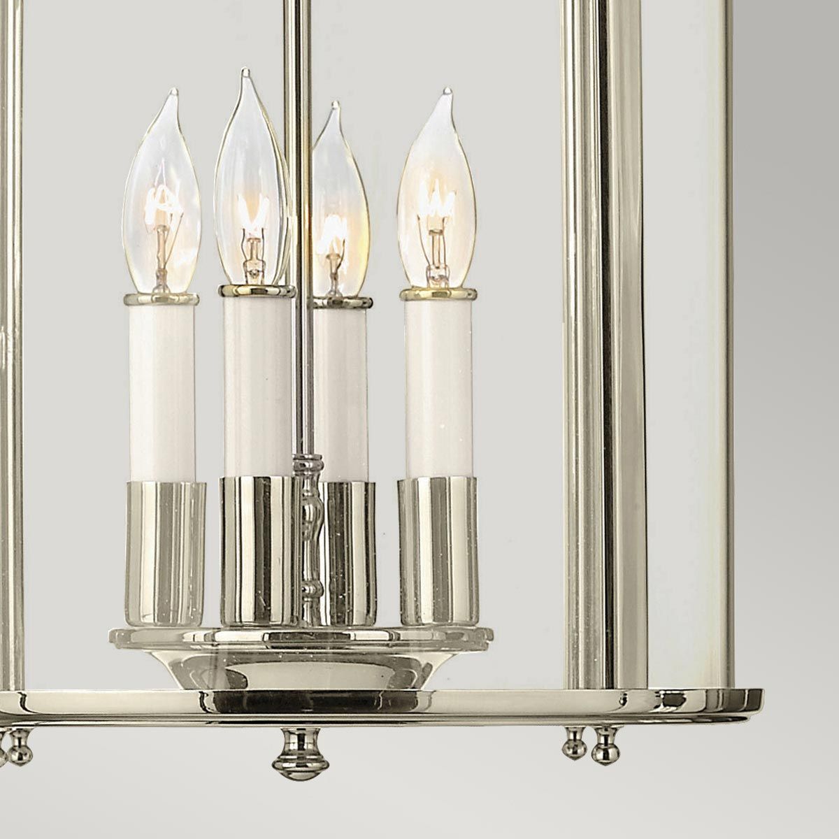 Gentry 4 Light Medium Pendant Polished Nickel - HK-GENTRY-P-M-PN