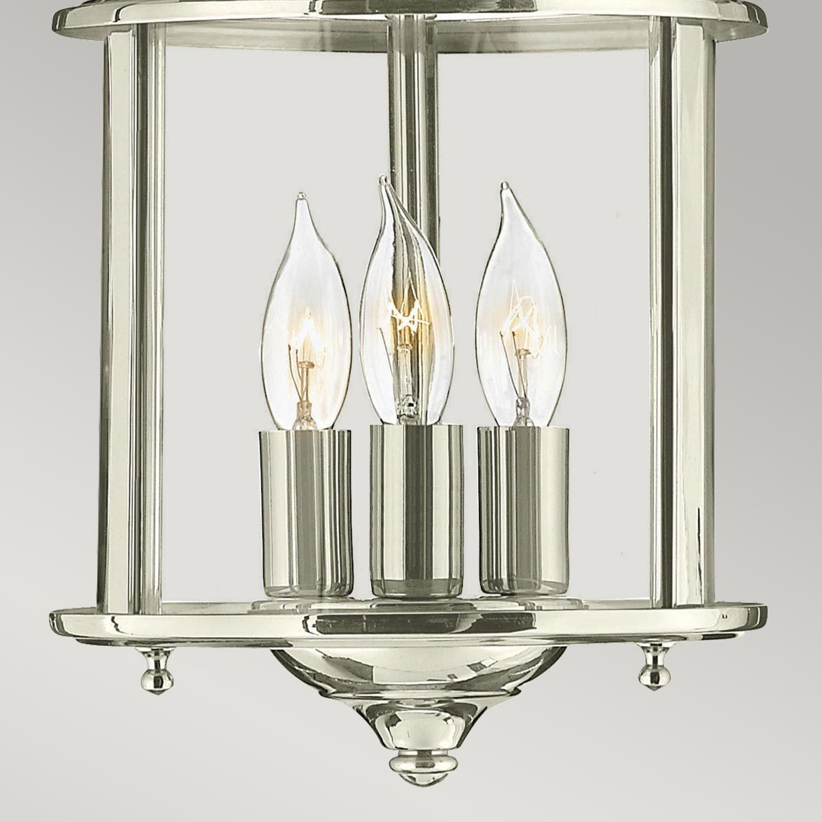 Gentry 3 Light Small Pendant Polished Nickel - HK-GENTRY-P-S-PN