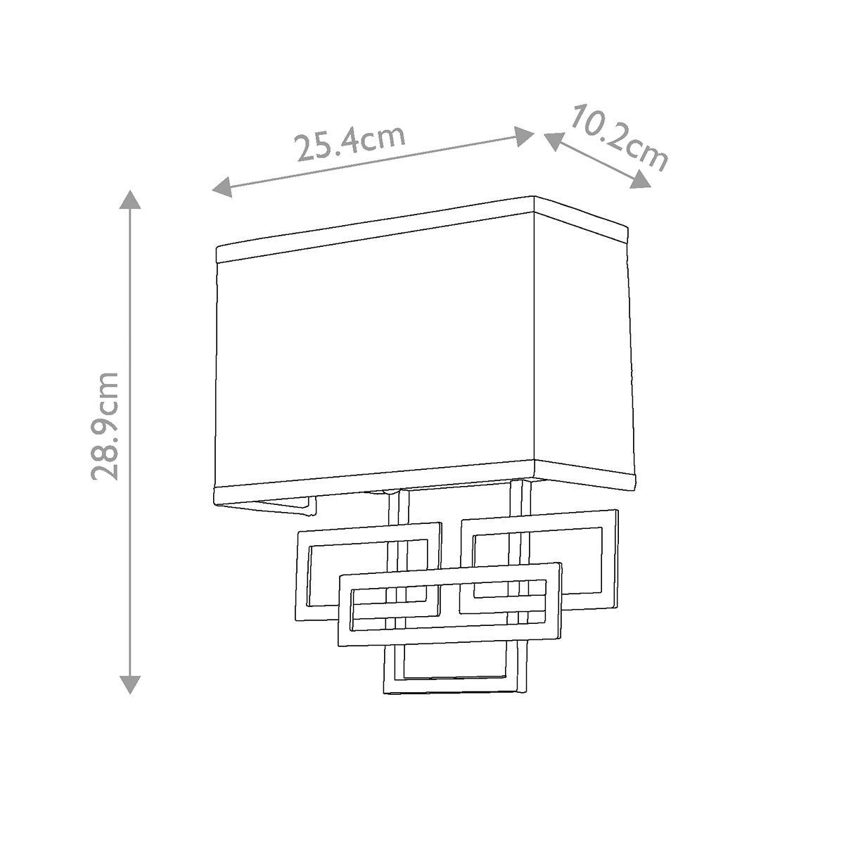 Lanza 2 Light Wall Light Oil Rubbed Bronze - HK-LANZA2