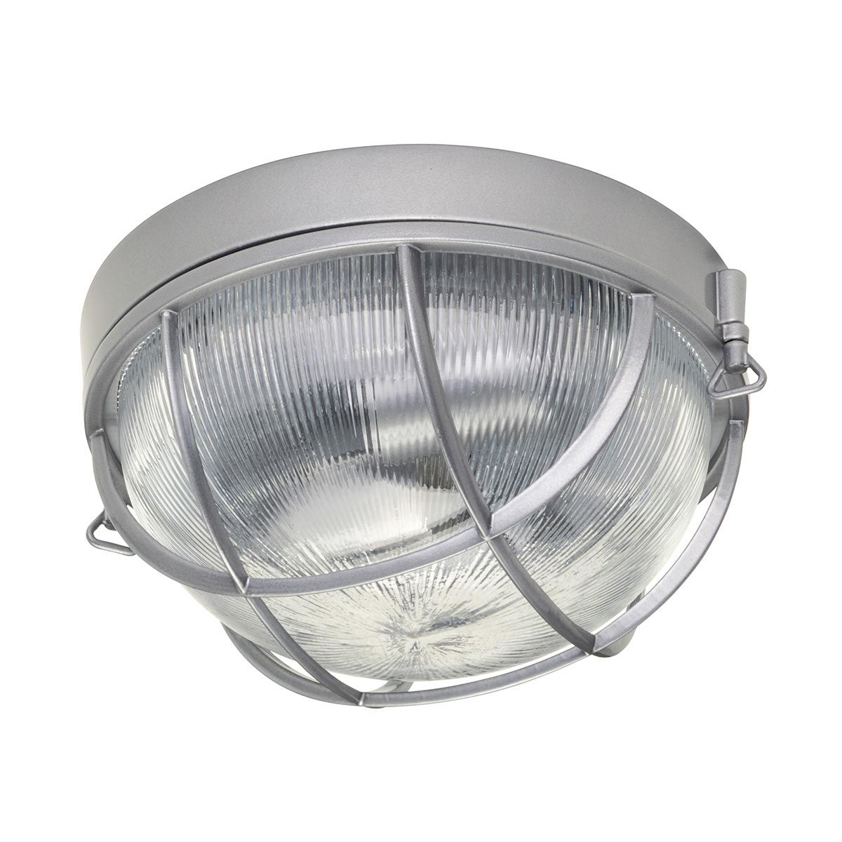 Marina 2 Light Flush Mount Light Silver - HK-MARINA-F