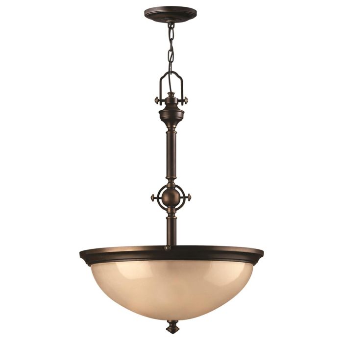 Mayflower 3 Light Pendant Olde Bronze - HK-MAYFLOWER-P-C